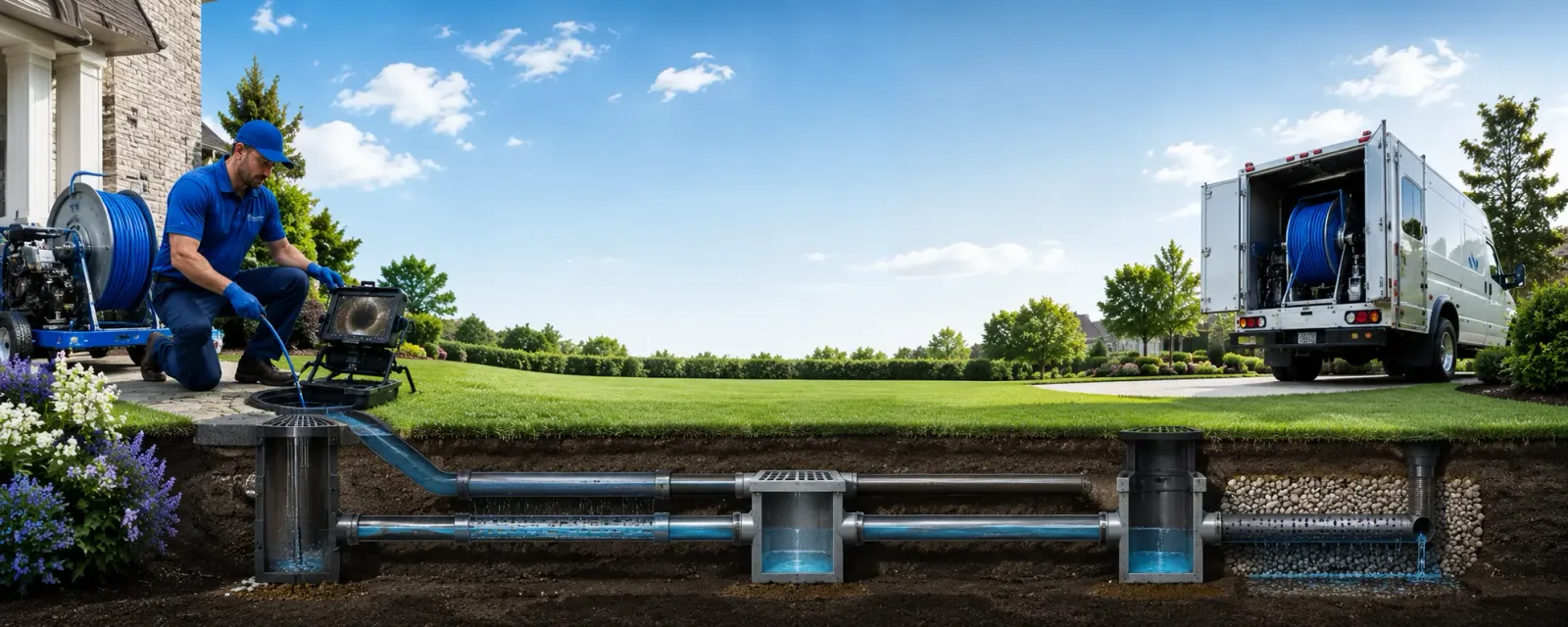 Outdoor drain cleaning information for Atwater, CA